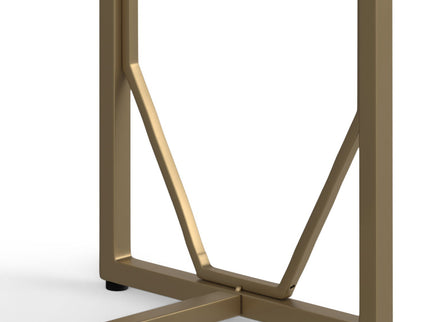 Selma - Handcrafted Metal And Wood Accent Table
