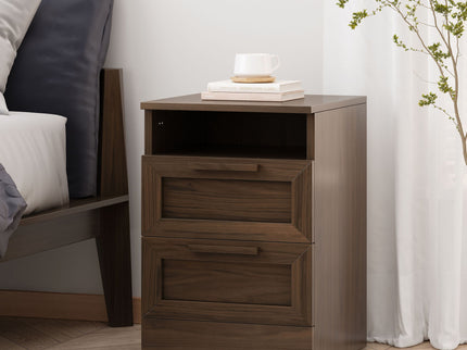 Broxon - Rustic Drawer Nightstand