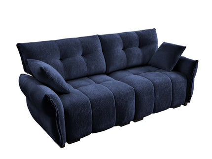 Modern Sofa & Pillows, Textured Cover, High Rebound Cushions