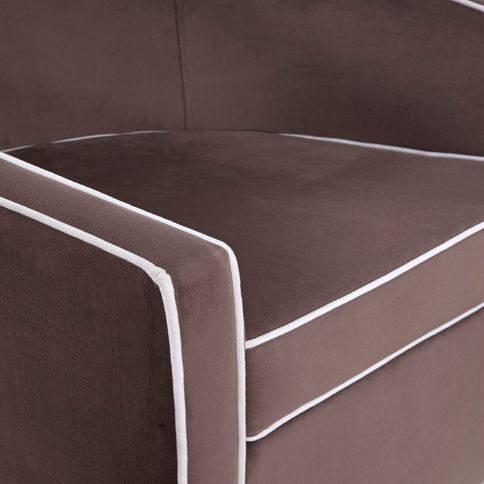 Kendall - Swivel Chair With Barrel Back Design