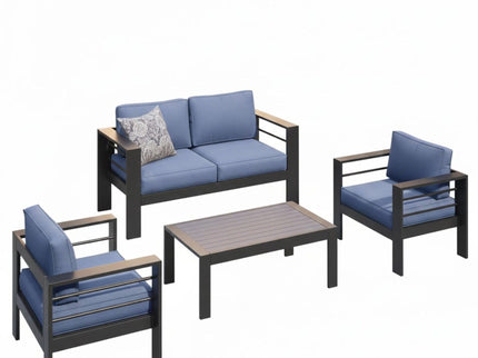 Outdoor Patio Set, All-Weather, Thick Cushions