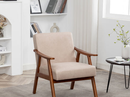 Accent Chair, Classic Mid Century Modern For Extra Seating