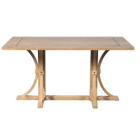 Dining Table With Trestle Base