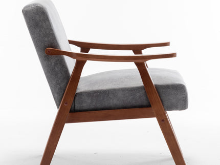 Accent Chair, Classic Mid Century Modern For Extra Seating