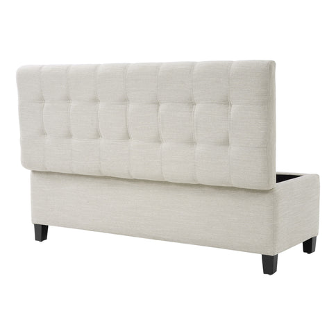 Upholstered Storage Ottoman Bench