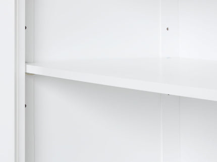 Tall Freestanding Bathroom Storage Cabinet With 2 Drawers And Adjustable Shelf