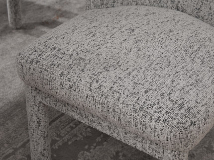 Wide Minimalist Dining Chair