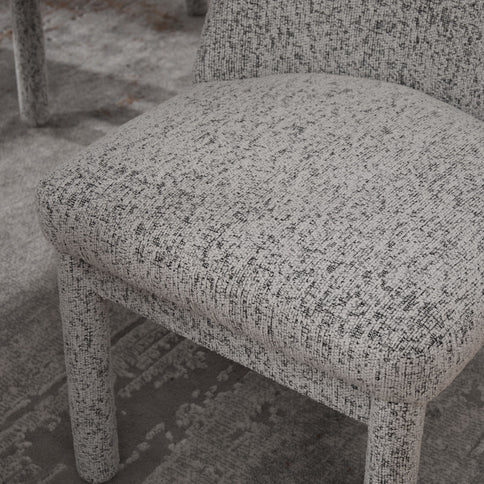 Wide Minimalist Dining Chair