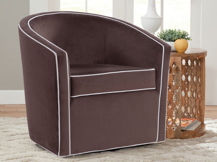 Kendall - Swivel Chair With Barrel Back Design