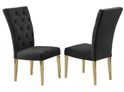 Modern Design Upholstered Dining Chair (Set of 2)