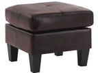 Dark Brown / Faux Leather