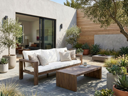 3 Seater Patio Set, Outdoor Sofa & Coffee Table Set