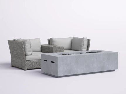 Outdoor Elegance Conversation Set With Fire Pit