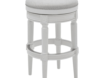 Rustic Elegance Backless Swivel Stool