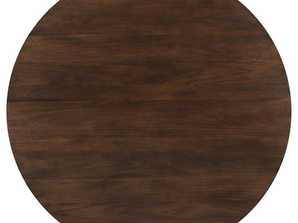 Shirley - Round Dining Table - Dark Walnut