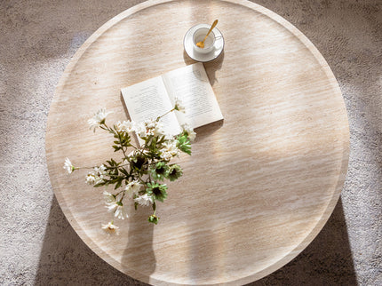 Round Coffee Table For Living Room - Amber