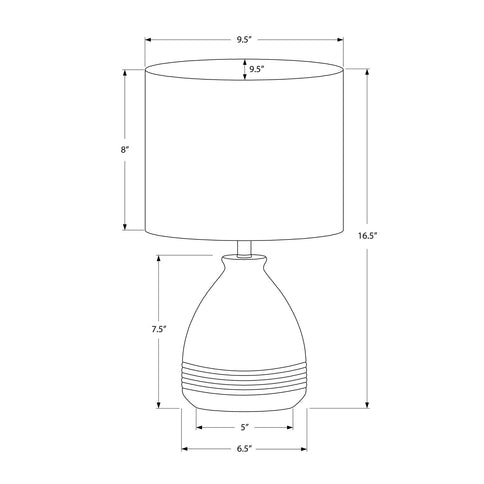 Lighting, Modern Table Lamp - Cream