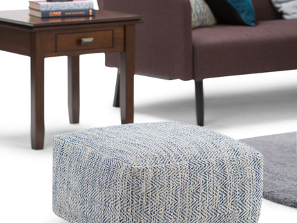 Nate - Handcrafted Square Pouf