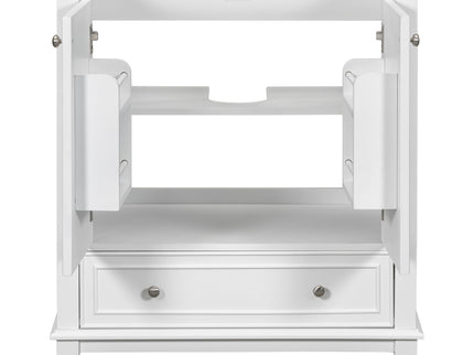 Modern Bathroom Vanity Base Only With Doors And Drawer