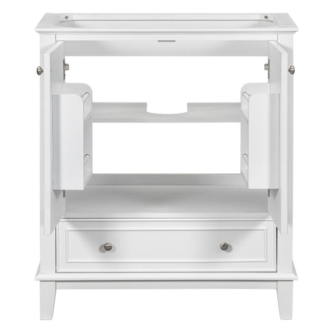 Modern Bathroom Vanity Base Only With Doors And Drawer