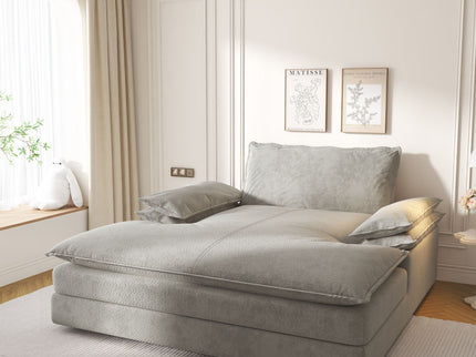 Modern Oversized Double Chaise Lounge Chair
