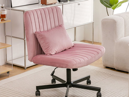 Criss Cross Office Chair With Adjustable Height, Ergonomic Design