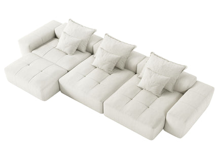 Modern Oversized Diy Combination Modular Sectional Sofa With Pillows