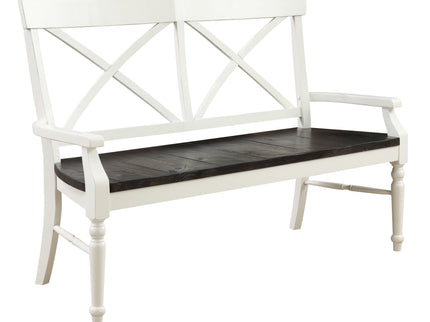Mountina - Bench - Brown / White