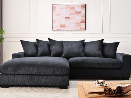 Luxe - Oversized 2 Piece Sectional Couches For Living Room, L Shaped Sofa With Chaise