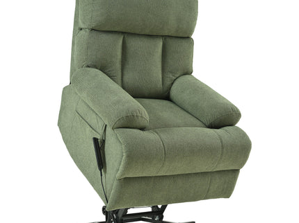 Oversized Power Lift Recliner Chai With Remote Control, Side Pocket, Spacious Seat