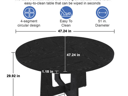 Round Dining Table For 4
