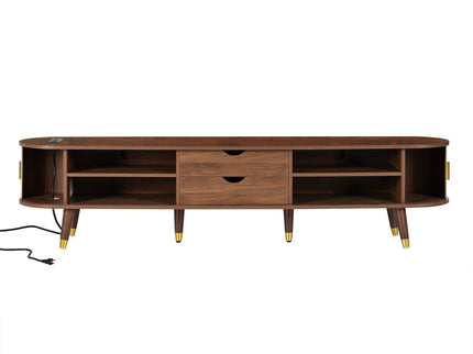 TV Stand & Coffee Table Set With Charging Station