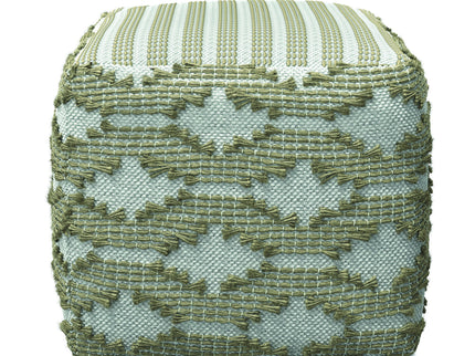 Rowan - Square Pouf Ottoman - Natural