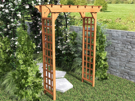 Arbor, Wedding Arch For Ceremony, Trellis For Plant Climbing, Christmas Decor Pergola For Garden Backyard - Yellow