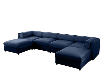 Contemporary Elegant Sofa With Storage And Ottoman