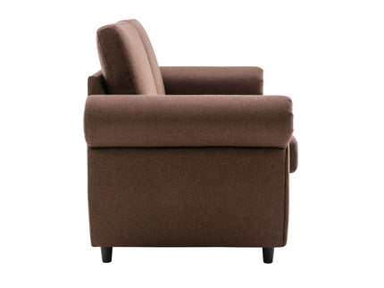 Pull Out Sofa Bed Loveseat Sleeper With Twin Size Memory Mattress With Two USB Ports For Living Room Spaces