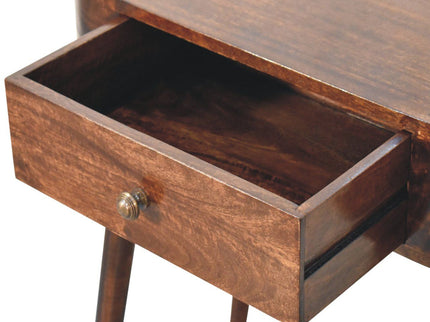 Rounded Wood Table