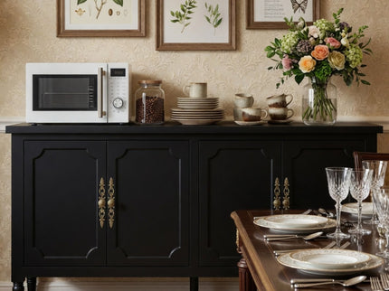 Vintage Buffet Cabinet With Adjustable Shelves