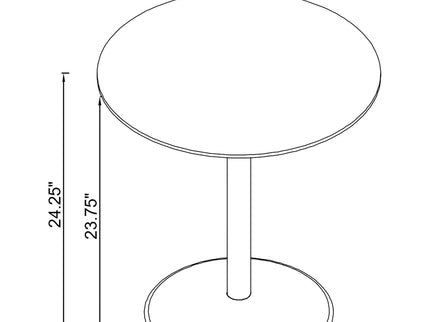 Turpin - Table With Round Top