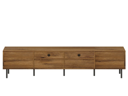 TV Stand With 2 Drawers, Media Console Table, Storage Cabinet With Cable Management
