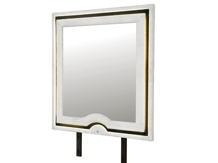 Isaiah - Mirror With Upholstered Frame And LED Lighting