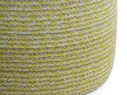 Bayley - Versatile Round Braided Pouf