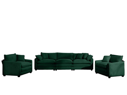 Elegant Oversized Sectional Sofa Set With Deep Seats And Flexible Layout