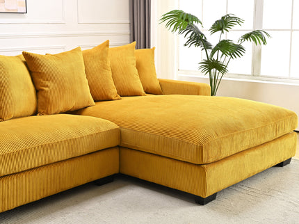 Luxe - Oversized 2 Piece Sectional Couches For Living Room, L Shaped Sofa With Chaise