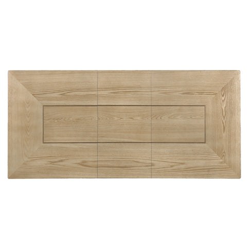 Farmhouse Wooden Kitchen Table With Removable Leaf