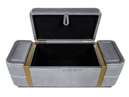 Storage Bench Upholstered Ottoman Bed End Bench With Lift Top Storage