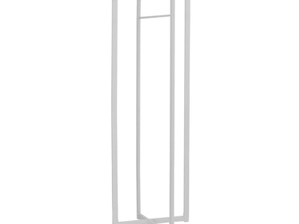 Coat Rack, Hall Tree, Free Standing, Hanging Bar, Entryway, For Contemporary & Modern - White