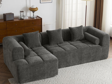 Sectional Free Combined Sofa With 2 Side Pockets
