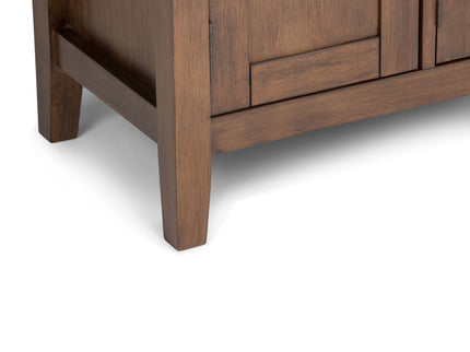 Redmond - TV Media Stand - Rustic Natural Aged Brown
