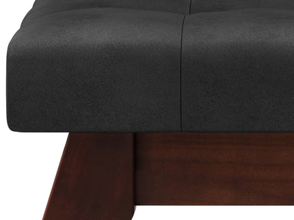Draper - Upholstered Mid Century Tufted Ottoman Bench